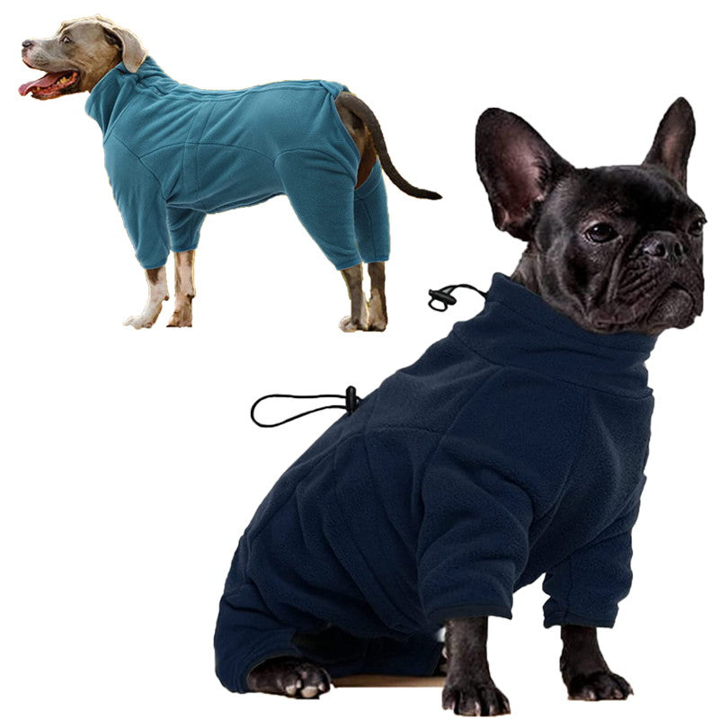 adjustable dog coats with Turtleneck 