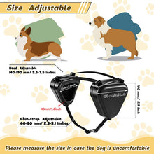 Load image into Gallery viewer, dog earmuffs size chart
