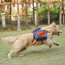 Load image into Gallery viewer, HiFuzzyPet Lightweight Dog Saddle Bags Pack for Hiking and Traveling
