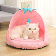 Load image into Gallery viewer, HiFuzzyPet Fruit Cute Cat Bed Pet Tent Bed
