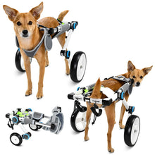 Load image into Gallery viewer, white dog wheelchair  for back legs
