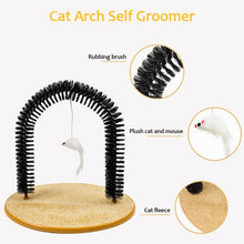 Load image into Gallery viewer, HiFuzzyPet Cat Arch Self Groomer Brush with Scratcher Pad
