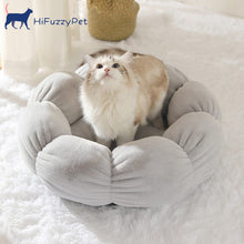 Load image into Gallery viewer, HiFuzzyPet Calming Cozy Donut Cat Bed
