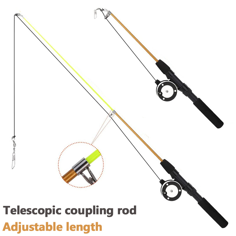 adjuatable cat fishing pole toy
