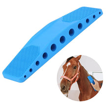 Load image into Gallery viewer, multifunction horse brush blue
