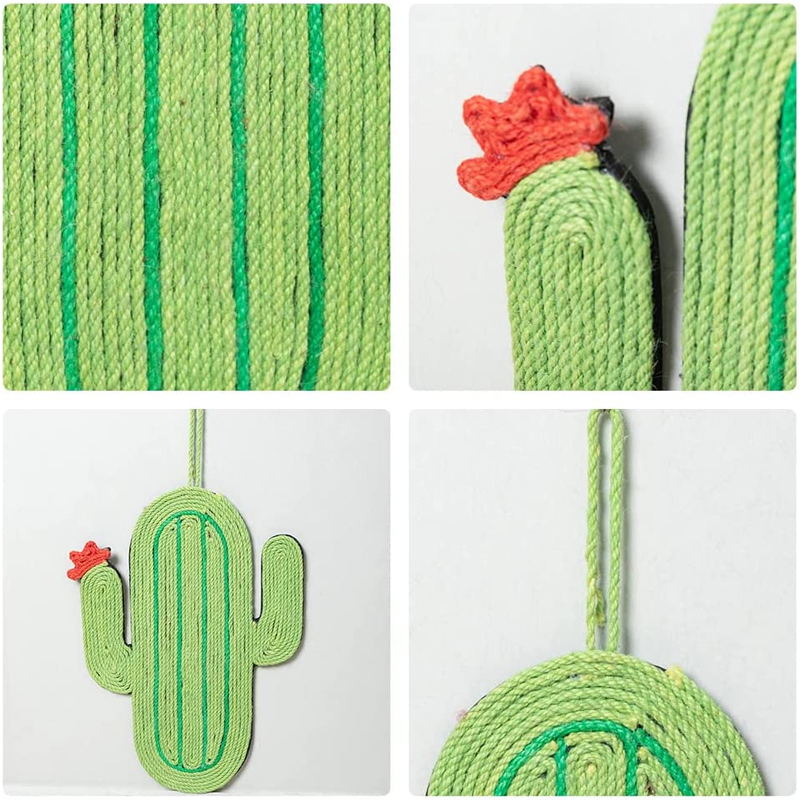 cactus cat scratching pad details