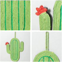 Load image into Gallery viewer, cactus cat scratching pad details
