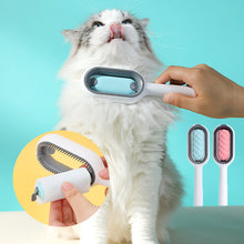 Load image into Gallery viewer, green cat brush for grooming 
