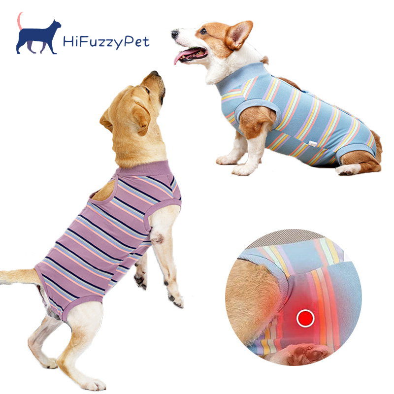 Dog Recovery Suit for Abdominal Wounds, Breathable Suitical Recovery Suit  for Dogs, Anti-Licking Dog Onesie after Surgery – HiFuzzyPet