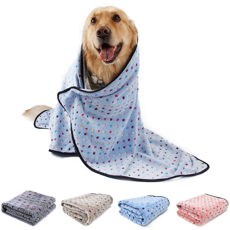 dog cat blankets with multiple sizes and colors