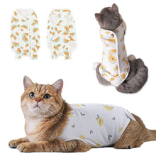 Load image into Gallery viewer, lemon cat recovery suit
