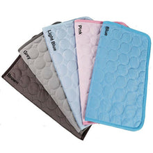 Load image into Gallery viewer, HiFuzzyPet Self Cooling Ice Silk Dog Cooling Mat for Summer
