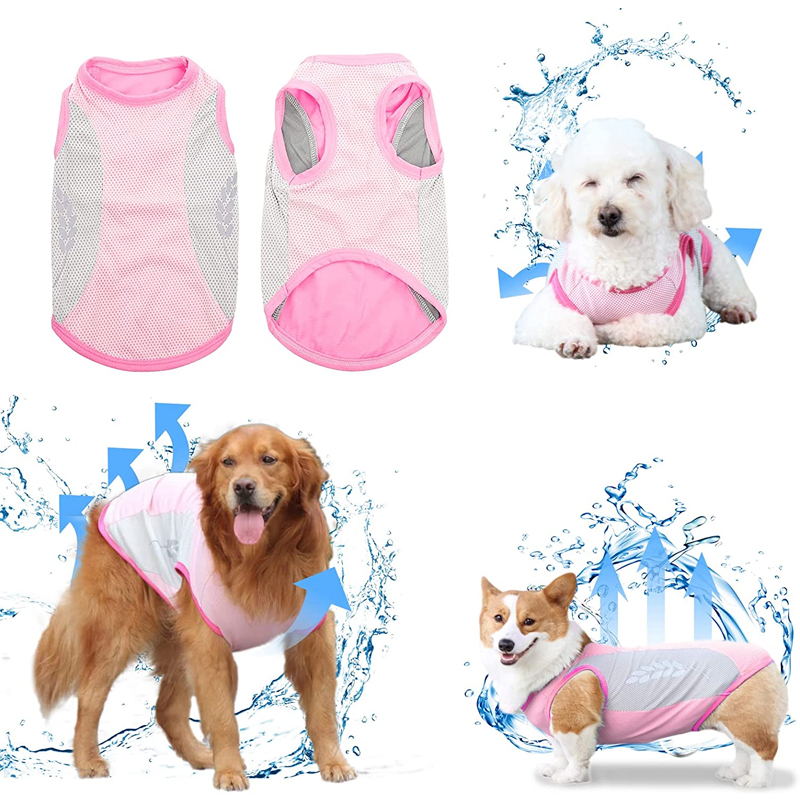 pink dog cooling vest 
