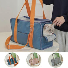 Load image into Gallery viewer, HiFuzzyPet Canvas Cat Carrier Bags with Pocket, Pet Carrier Purse
