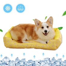 Load image into Gallery viewer, HiFuzzyPet Breathable Dog Cooling Bed for Summer Sleeping
