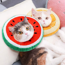Load image into Gallery viewer, HiFuzzyPet Fruit Shaped Cat Cone Collar After Surgery
