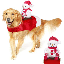 Load image into Gallery viewer, Dog Christmas Outfit with Snowman
