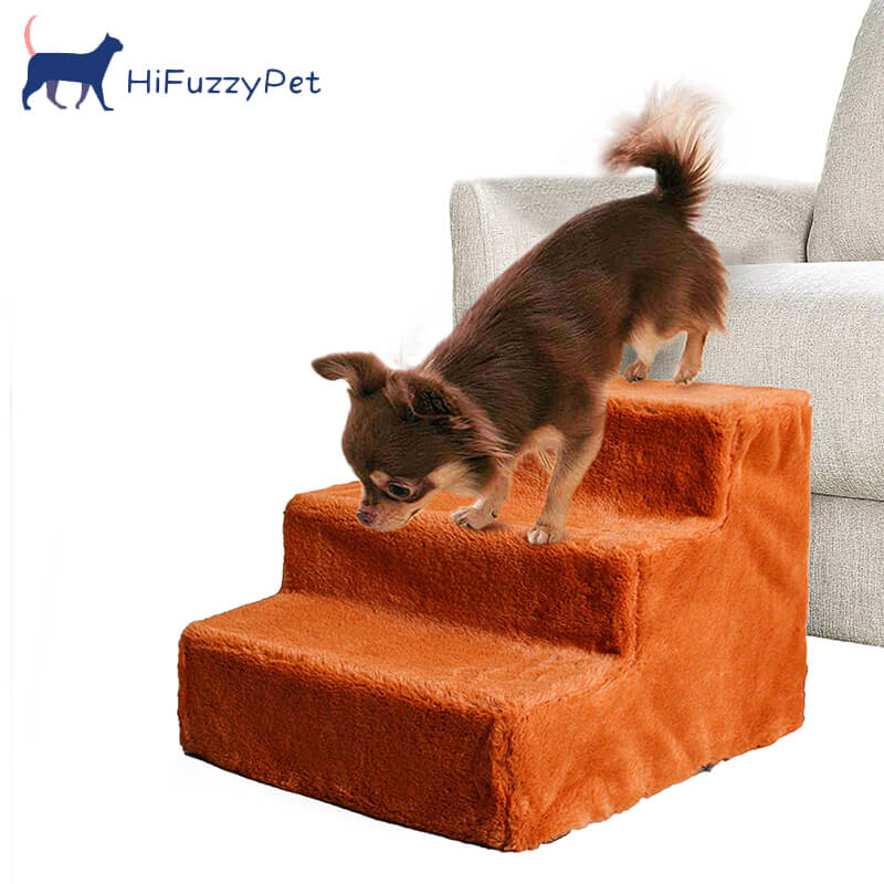 HiFuzzyPet Removable Dog Stairs for Tall Bed,Car