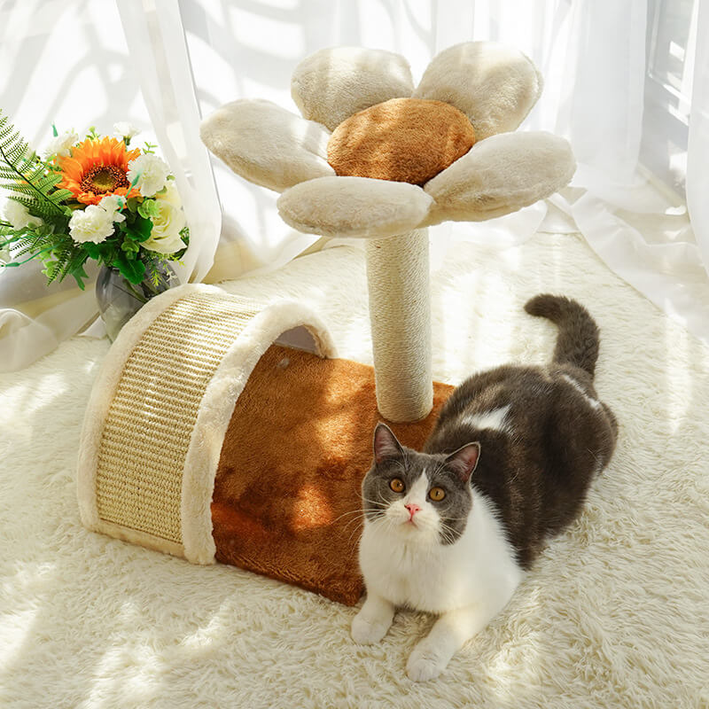 flower cat tree for protect your furniture