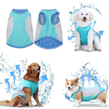 Load image into Gallery viewer, green dog cooling vest 
