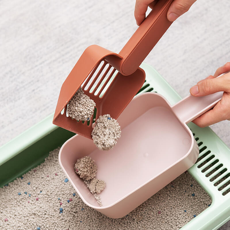 red cat litter scoop for all kinds of cat litter