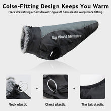 Load image into Gallery viewer, close-fitting dog coat jacket for winter
