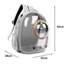 Load image into Gallery viewer, HiFuzzyPet Clear Cat Carrier Backpack with Window
