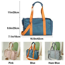 Load image into Gallery viewer, HiFuzzyPet Canvas Cat Carrier Bags with Pocket, Pet Carrier Purse
