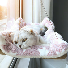 Load image into Gallery viewer, HiFuzzyPet Cat Window Hammock, Space Saving Window Perch for Cats
