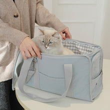 Load image into Gallery viewer, HiFuzzyPet Canvas Cat Carrier Bags with Pocket, Pet Carrier Purse
