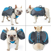Load image into Gallery viewer, HiFuzzyPet Lightweight Dog Saddle Bags Pack for Hiking and Traveling
