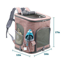 Load image into Gallery viewer, HiFuzzyPet Dog Carrier Backpack for Hiking
