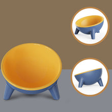 Load image into Gallery viewer, HiFuzzyPet 15° Tilted Elevated Cat Bowls for Anti-Vomitng
