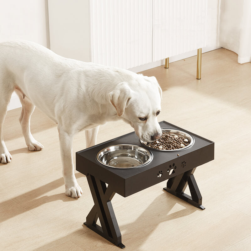 Elevated Dog Bowls for Large Dogs,Raised Dog Bowl Stand with 2