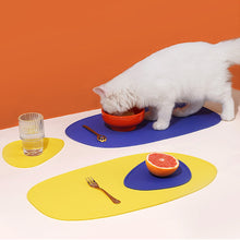 Load image into Gallery viewer, HiFuzzyPet Silicone Dog &amp; Cat Food Mat with Edges Lip
