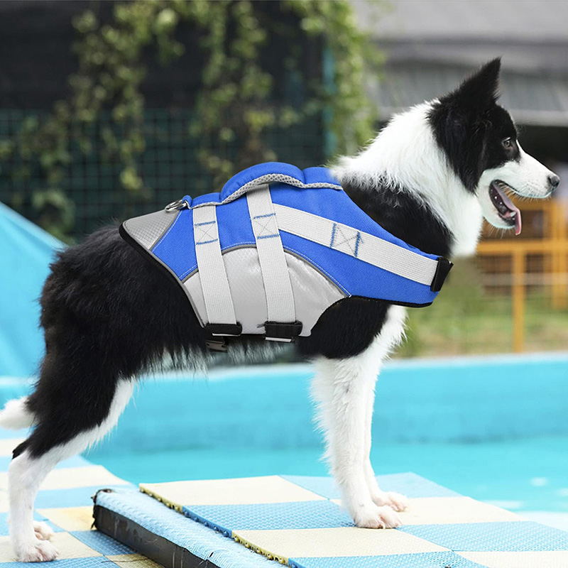 HiFuzzyPet Bright Color Dog Life Jacket Pet Floatation Vest