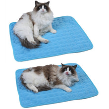 Load image into Gallery viewer, HiFuzzyPet Self Cooling Ice Silk Dog Cooling Mat for Summer
