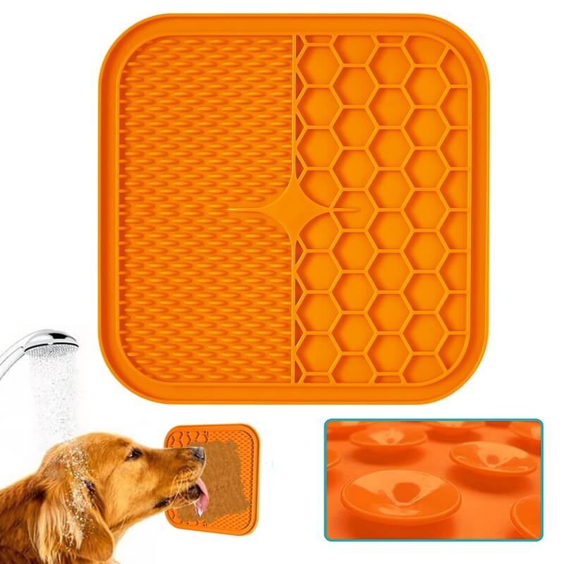 Lick Mat for Dogs, Dog Crate Lick Pads Slow Feeder, Lick Pad Crate Training  Toy