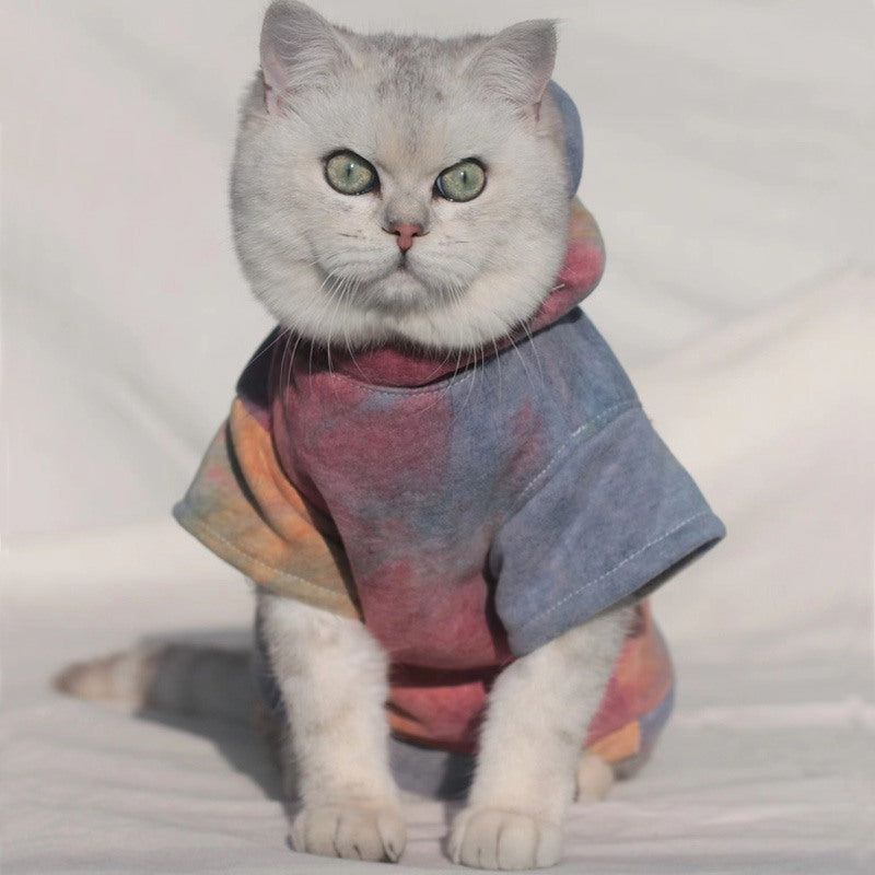 dog cat hoodies keep pet warm