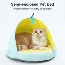 Load image into Gallery viewer, HiFuzzyPet Fruit Cute Cat Bed Pet Tent Bed
