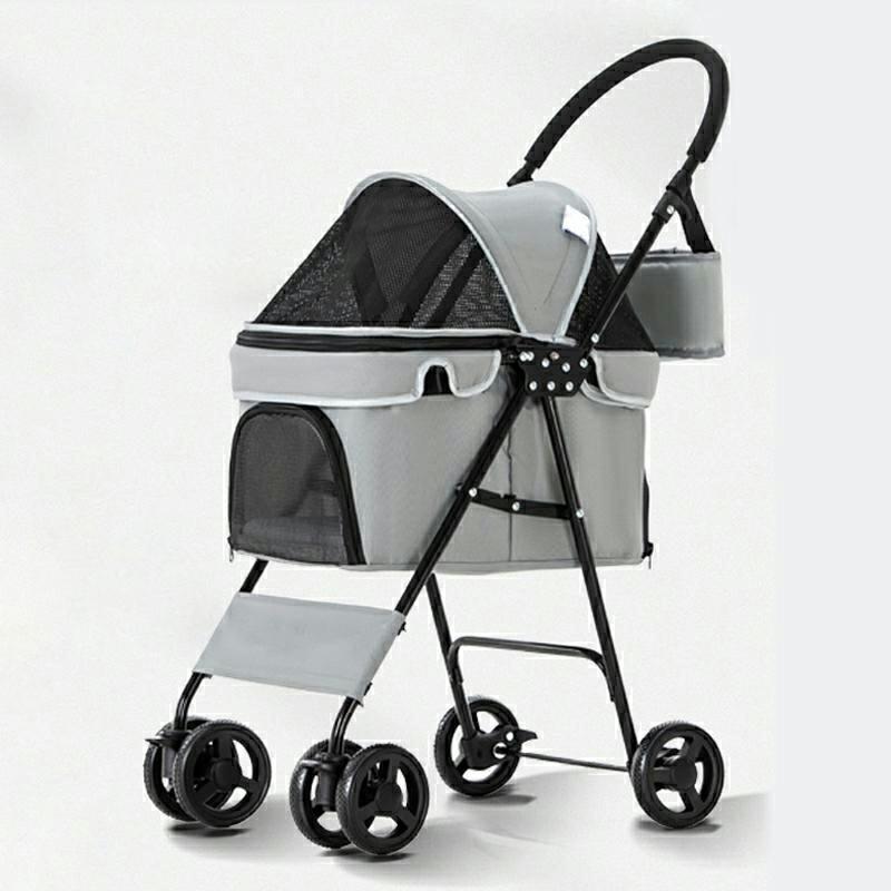 HiFuzzyPet Lightweight Dog Stroller with Bag