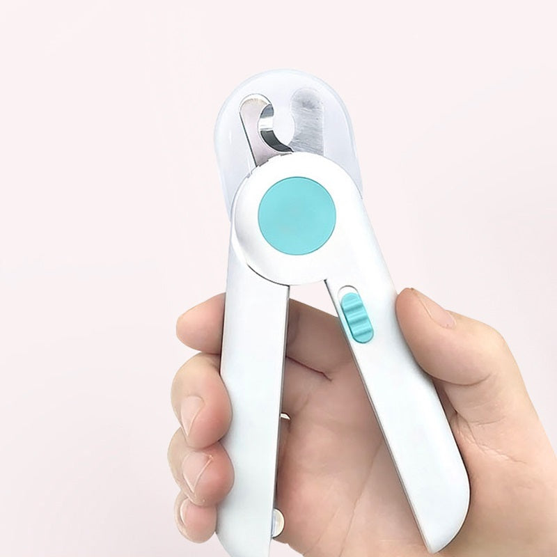 HiFuzzyPet Professional Safe Dog Nail Clippers with LED Lights