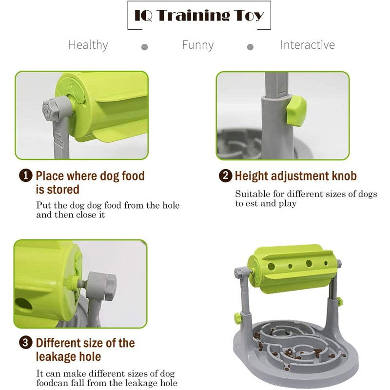 Interactive Dog Treat Puzzle Toy IQ Training Healthy Eating 