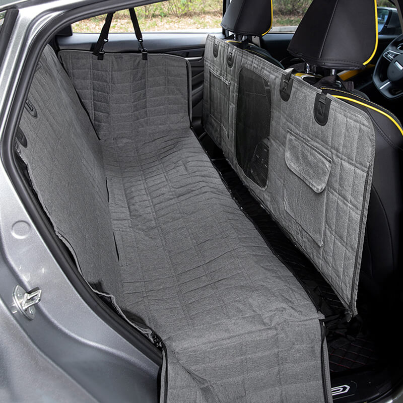 Waterproof Dog Car Seat Cover for Back Seat Nonslip Dog Car