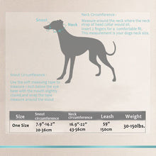 Load image into Gallery viewer,  gentle leader head collar for dog size chart
