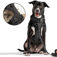 Load image into Gallery viewer, black dog vest harnesses 
