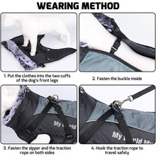 Load image into Gallery viewer, dog coat jacket wearing method
