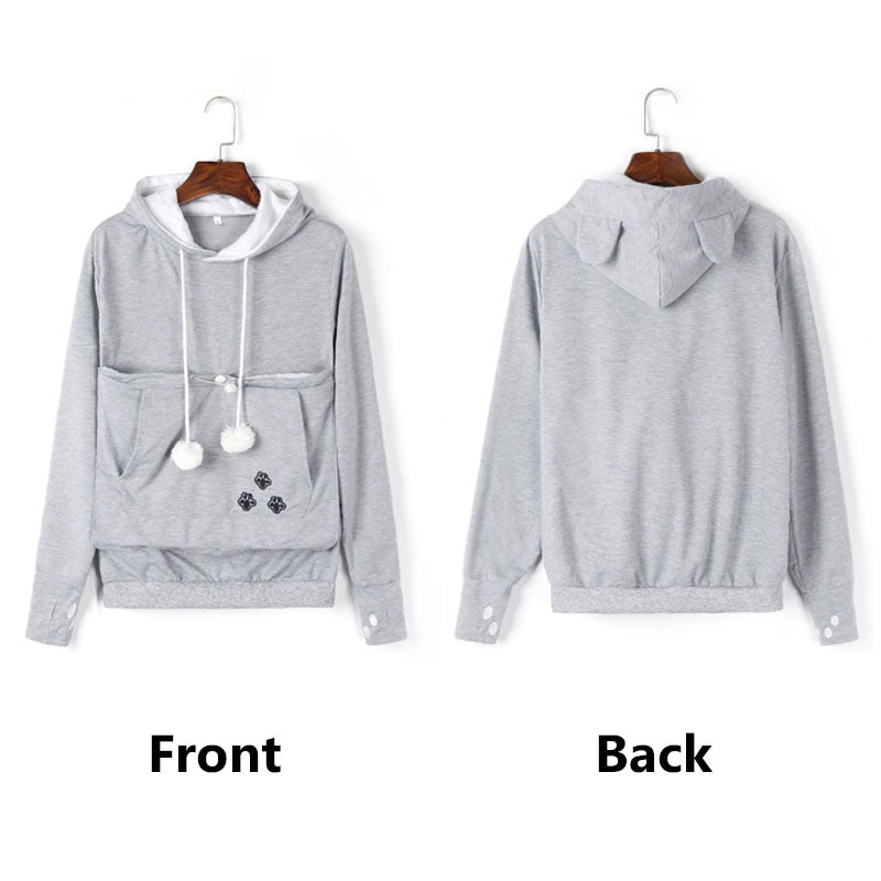 dog cat pouch hoodie display show