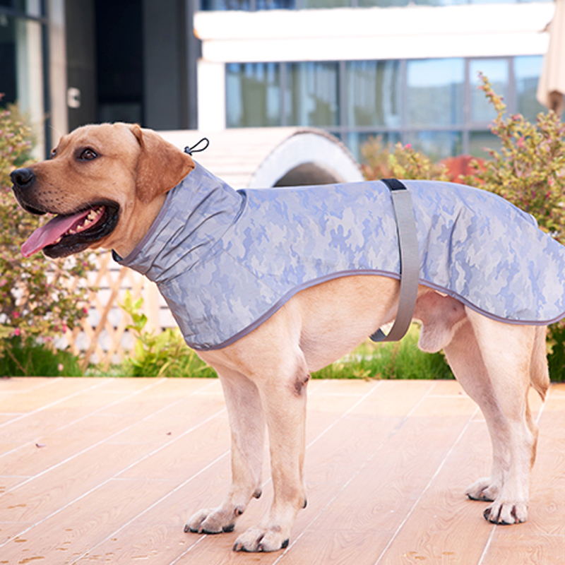 blue reflective dog vest 