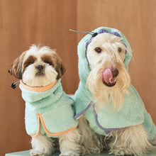 Load image into Gallery viewer, super soft dog bathrobe towel
